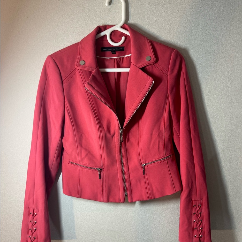 White House Black Market Women’s Leather Jacket